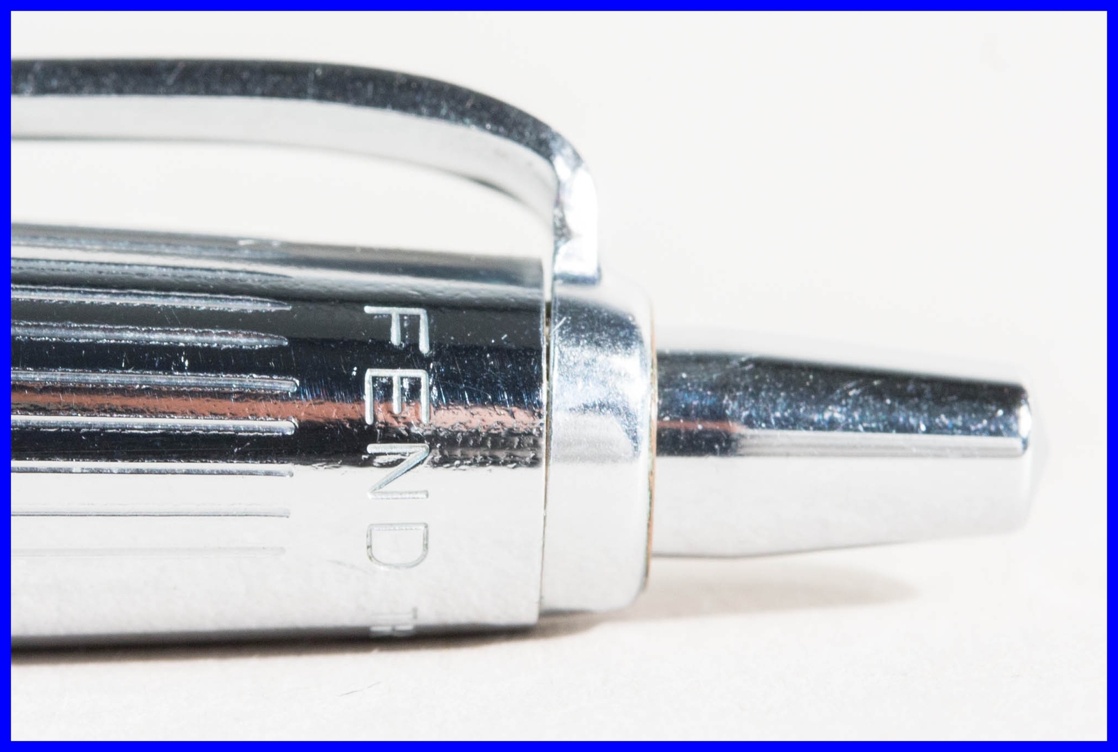 1961 Fend Noble Ballpoint Pen Truxa Chrome & Black / Day of the Horse Pforzheim