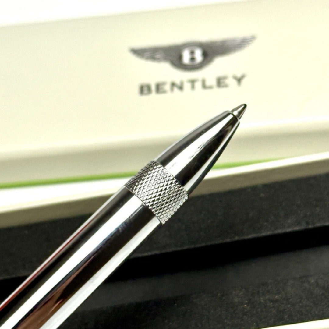 Bentley Ballpoint Silver Pen Collectors Edition New With Box Exclusive Gift💎