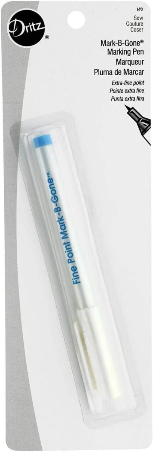 Marking Pen Extra Fine Point Blue Water-Soluble Ink 1 Count