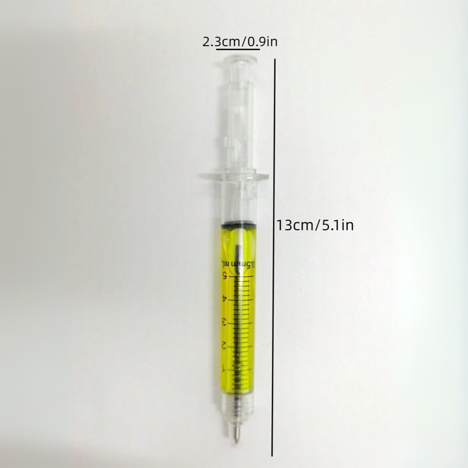 5pcs Ballpen Injection Shape Doctor Nurse Needle Ball Point Pen Back To School