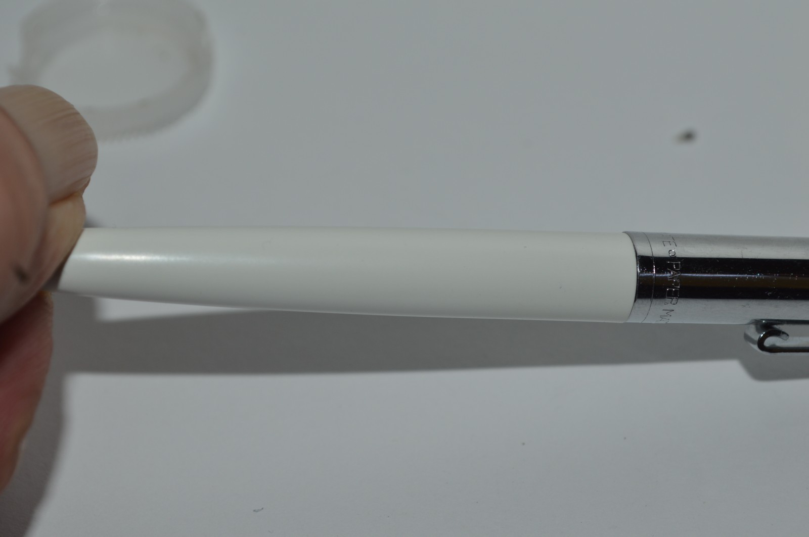 PAPER MATE Profile #2 Regular Grip Ballpoint Pen White Barrel Mexico Made 1990’s
