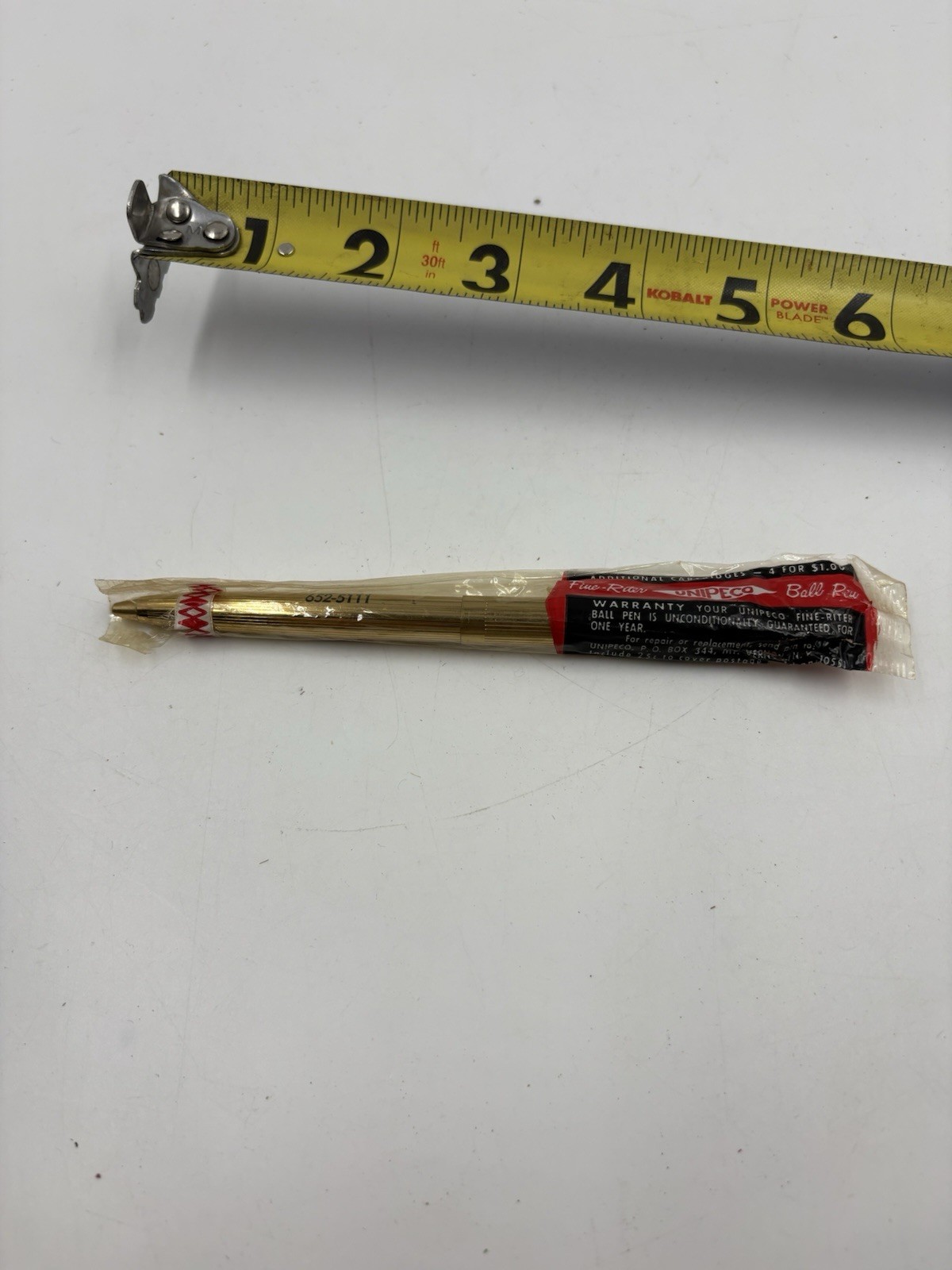 VTG NOS Ballpoint Unipeco Fine-riter Pen. Union Pen Sealed New