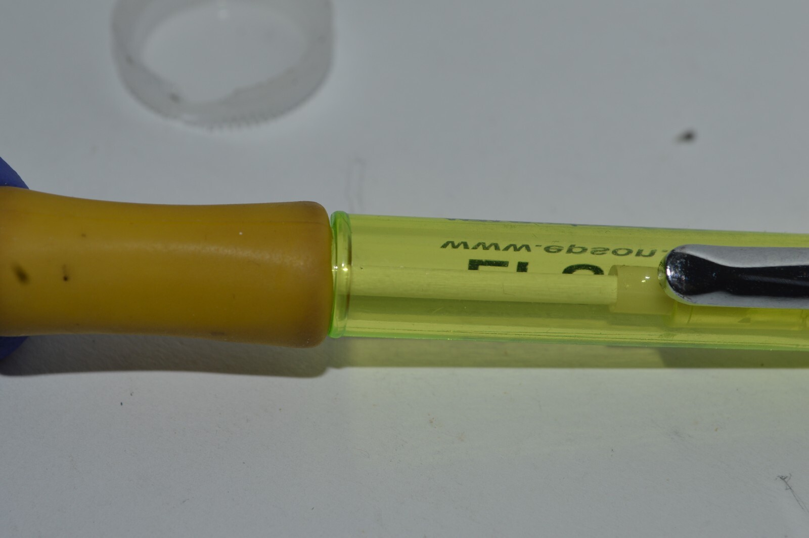 EPSON Promotional Ballpoint Pen Ergonomic Grip Lt Green Translucent Tested