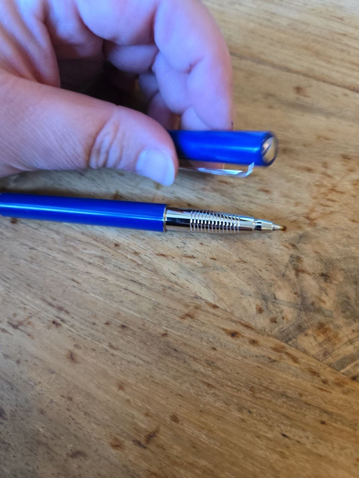 Vintage Unique Rare Pilot Execu Gel Rollerball Blue Pen Black Ink Execugel