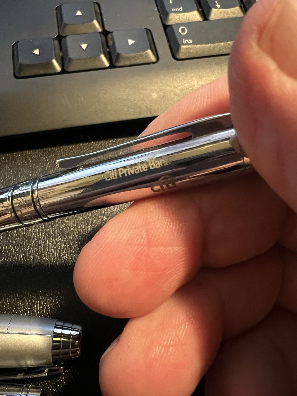 Citi Bank Private Banker Pen 3Pen Lot Ink Dry But Never Used About 11 Yes Old