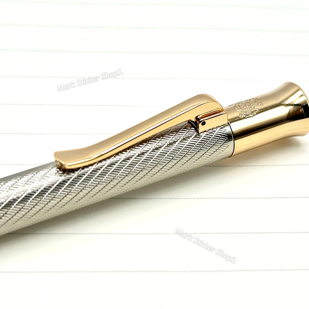 Patek Philippe Pen Scripted Silver Weave Graf Von Faber Castell Rare AD VIP Gift