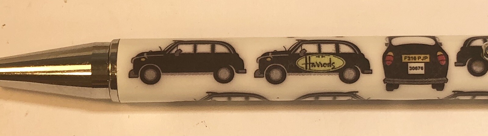 Vintage Harrods Vintage Car Ball Point Pen 5 1/4”