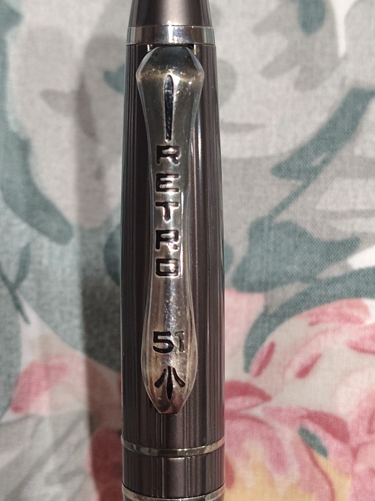 Vintage Retro 51 Gun Metal Roller Ball Pen