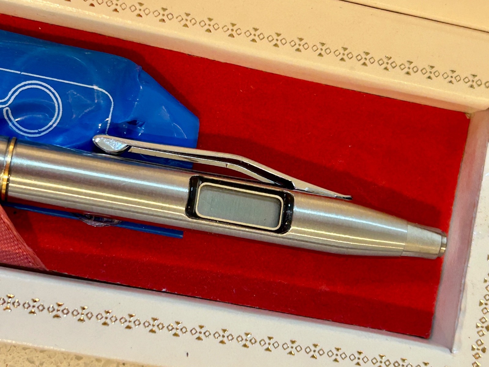 Vintage Nelsonic LCD Quartz Time Pen in Original Box w/Instructions – Hong Kong