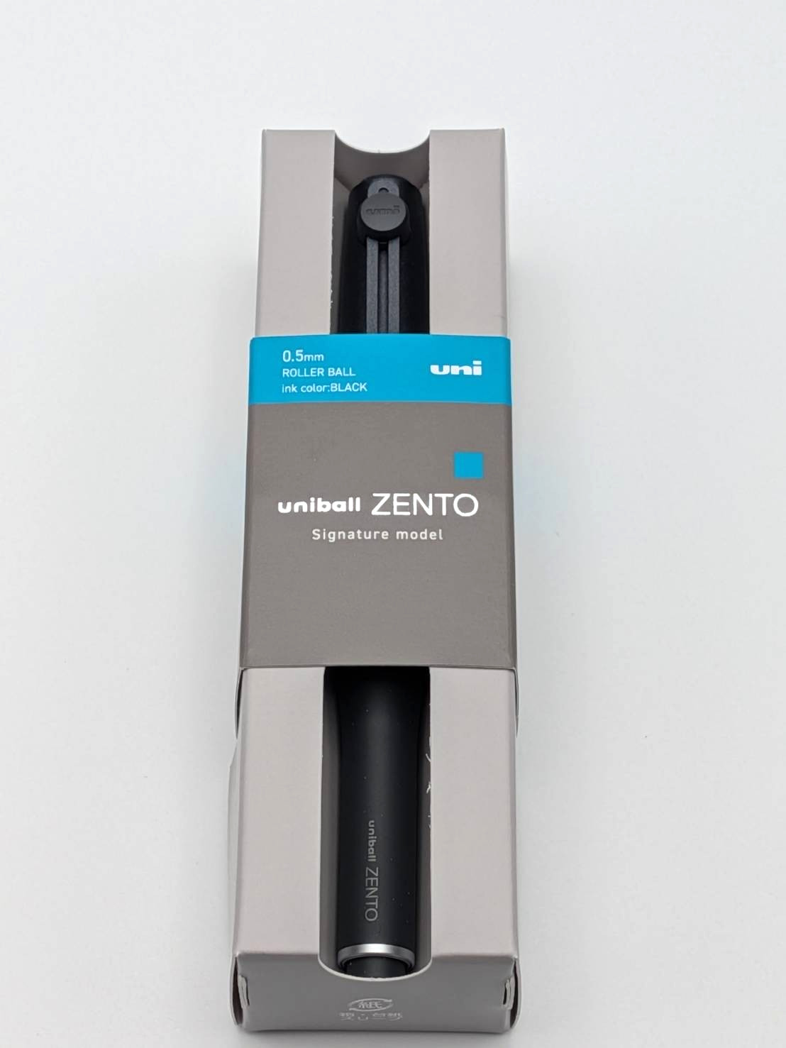 Mitsubishi Pencil uniball ZENTO signature model Metallic Black 0.5mm Japan