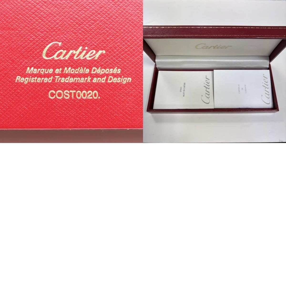 Cartier Santos de Cartier ST150192 Ballpoint Pen Silver Gold Twist Unisex
