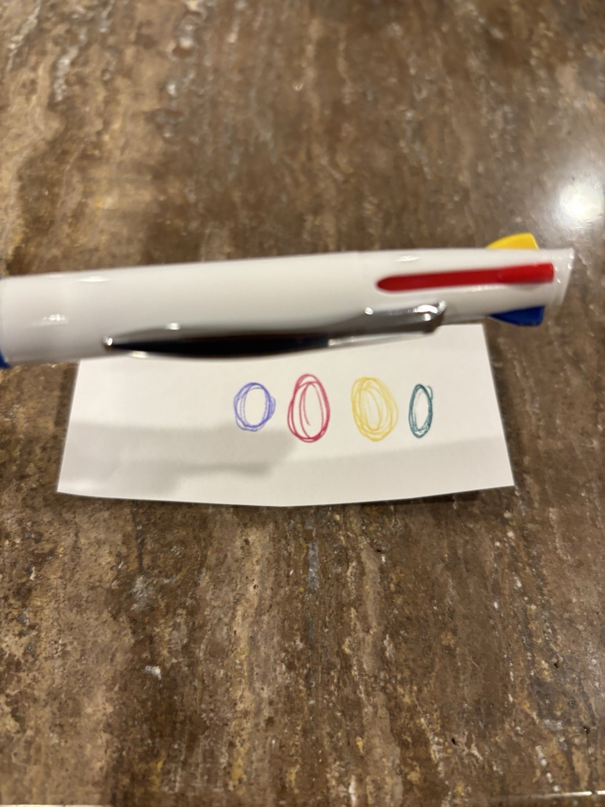Google branded 4 color pen working!