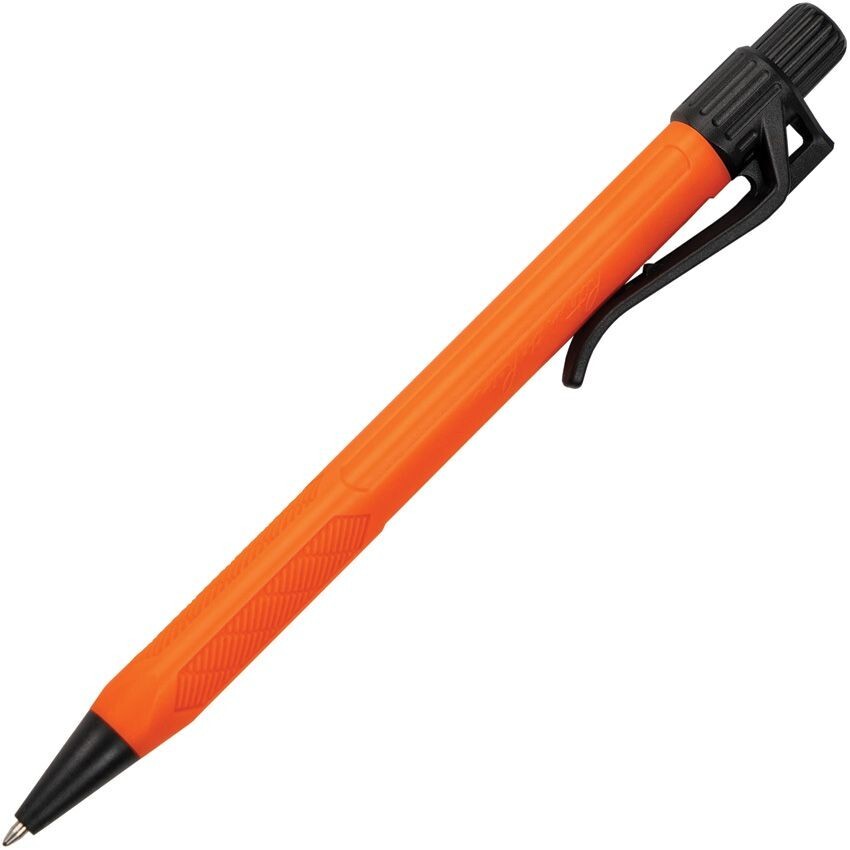 Rite in the Rain Bolt Action Orange Pen 0.8 mm Fine Point Black Ink
