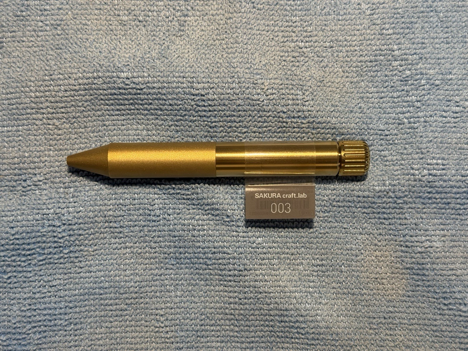 SAKURA craft_lab 003 Gold/Brass 0.8mm Gel Ink Ballpoint Pen Craft-Lab-003C-1