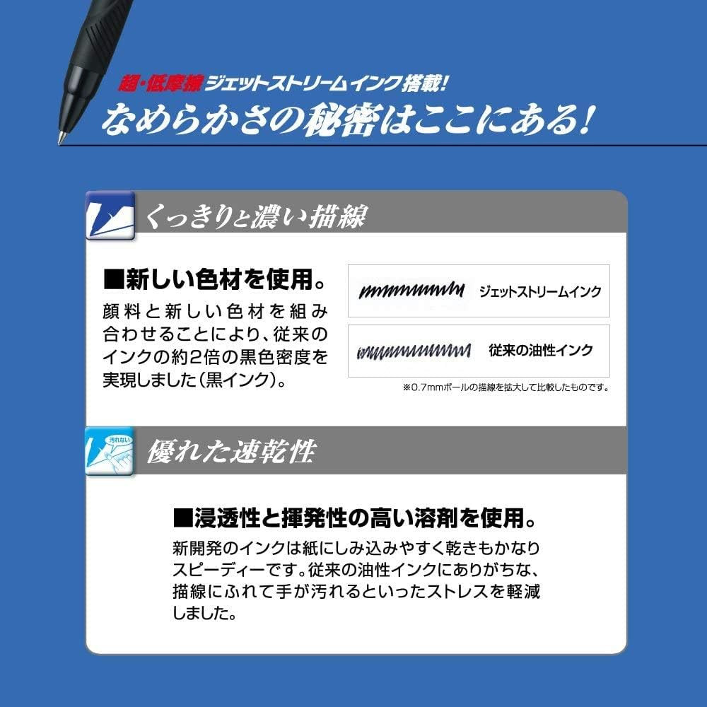 Uni Jetstream Multi Pen 4 and 1, 0.38Mm Ballpoint Pen (Black, Red, Blue, Green)