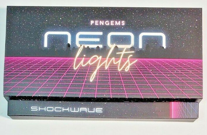 Pengems Shockwave | Neon Lights Collection Crystals Pen New W/Black Ink Refill