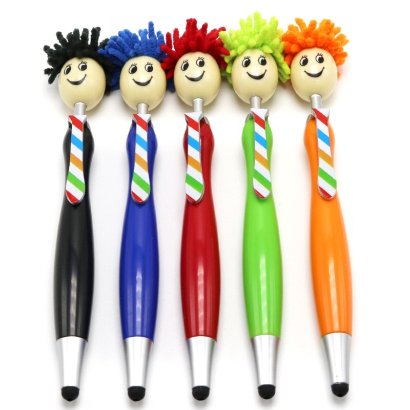 12 Packs Screen Cleaner Stylus Pen s Set Random Color Gift for Students Child