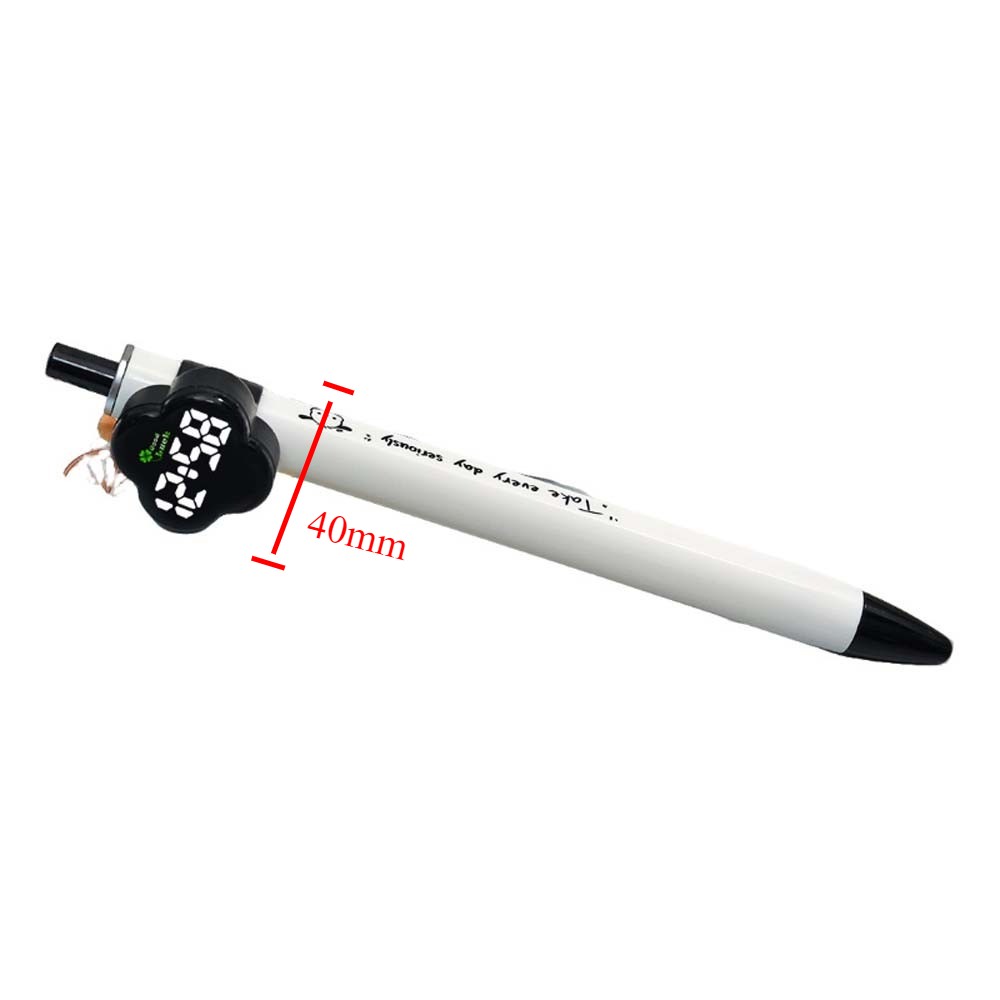 Silent Pen-Cap Digital Noiseless Hidden Student Silent Exam Clover Pen Cap Watch