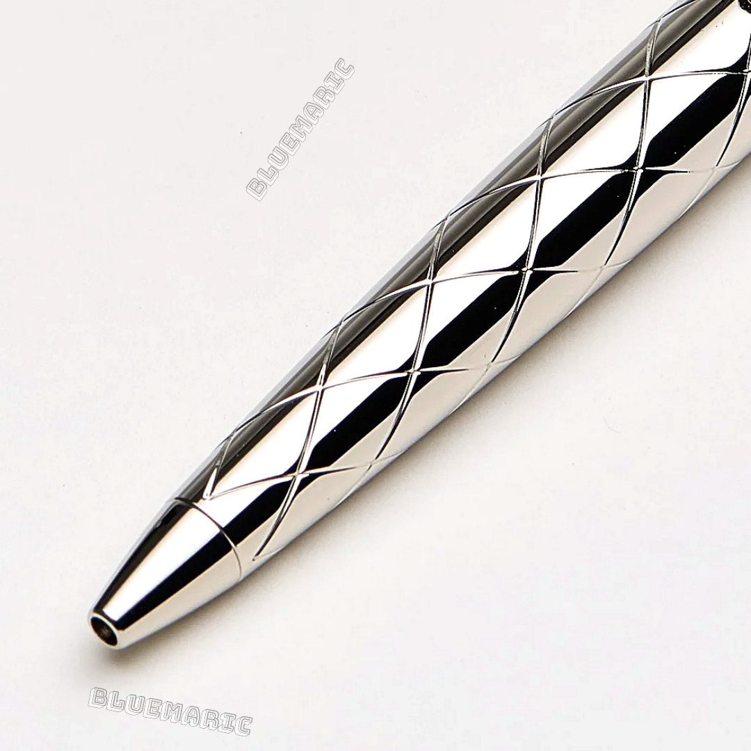 Rolex Vintage-Style Palladium-Finish Ballpoint Pen, New in Box, Luxury Ad Gift