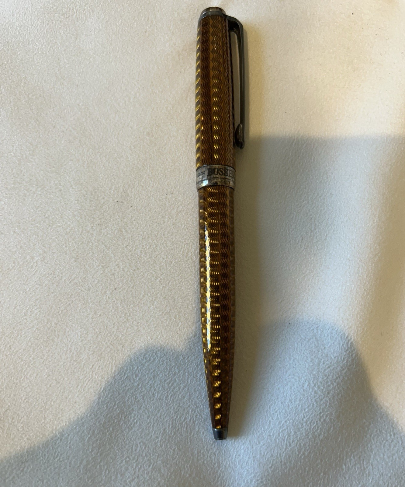 Bossert & Erhaud Sterling Pen Bronze Color New With Box Made In Germany