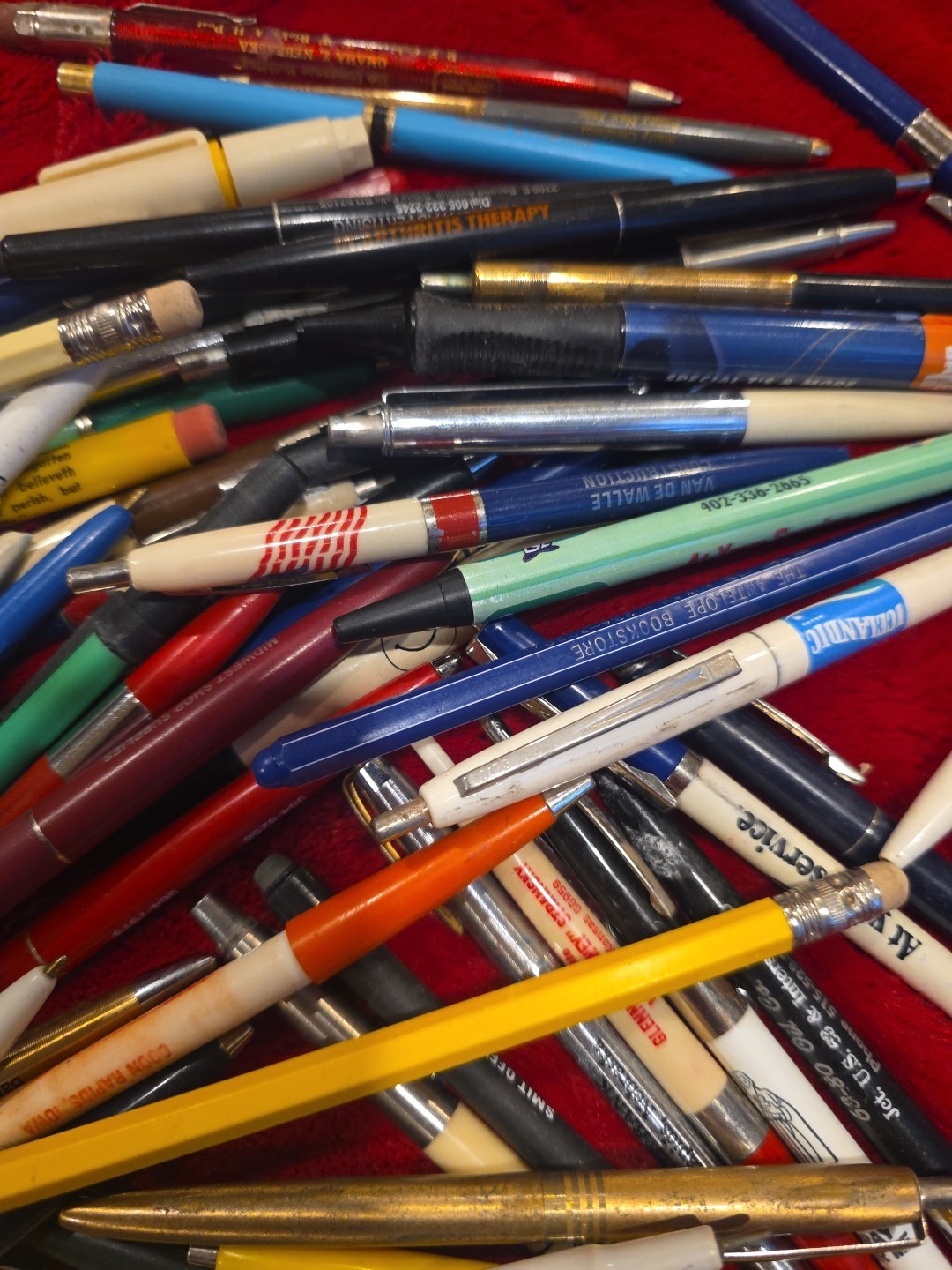 Large Amount Of Advertising, Pens From Iowa And Nebraska