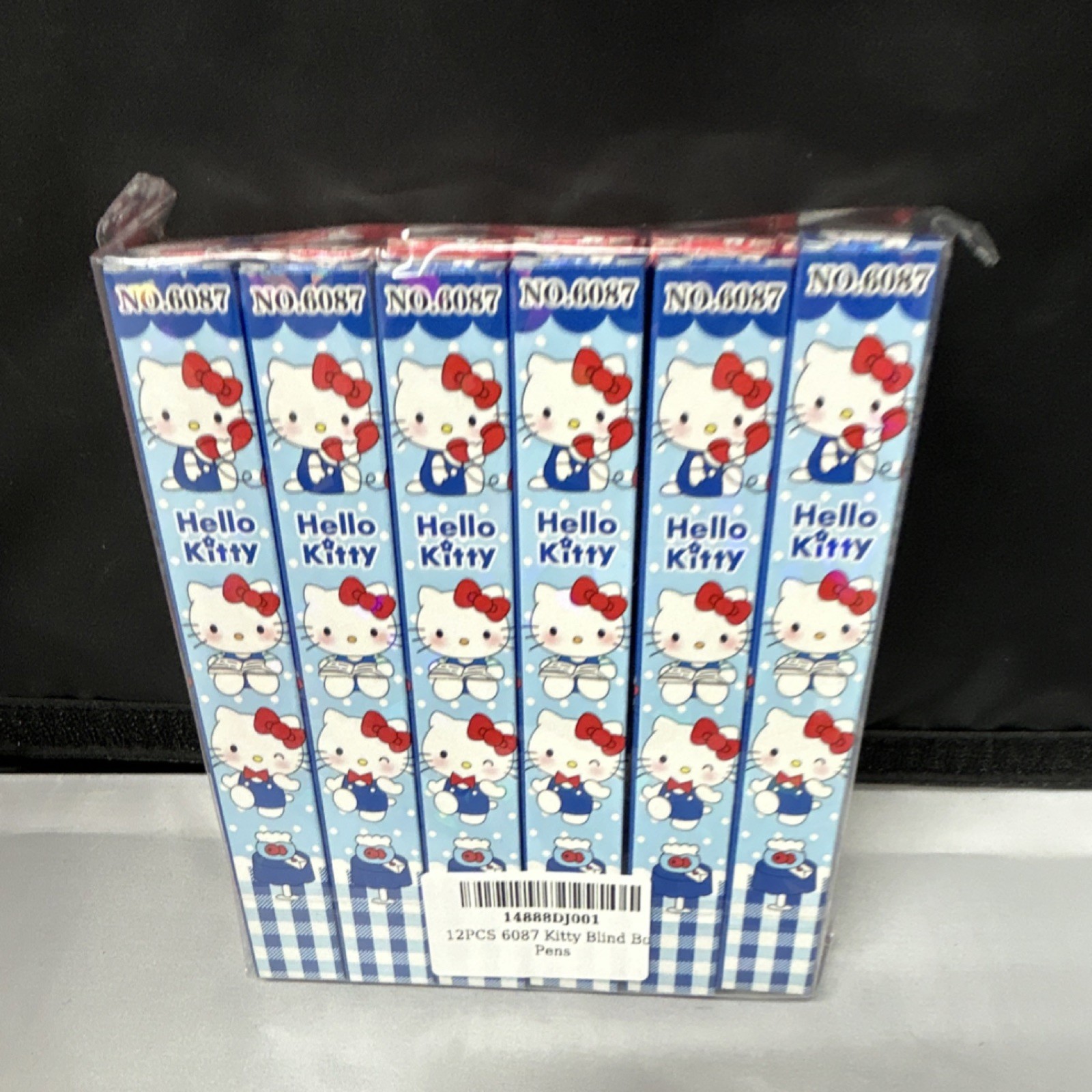 Hello Kitty No.6087 Blind Box Pens Set 12PCS Plastic