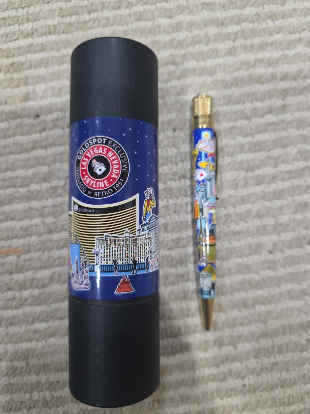 Retro 51 Vegas Skyline Limited Edition #487 With Open Tube Goldspot Exclusive