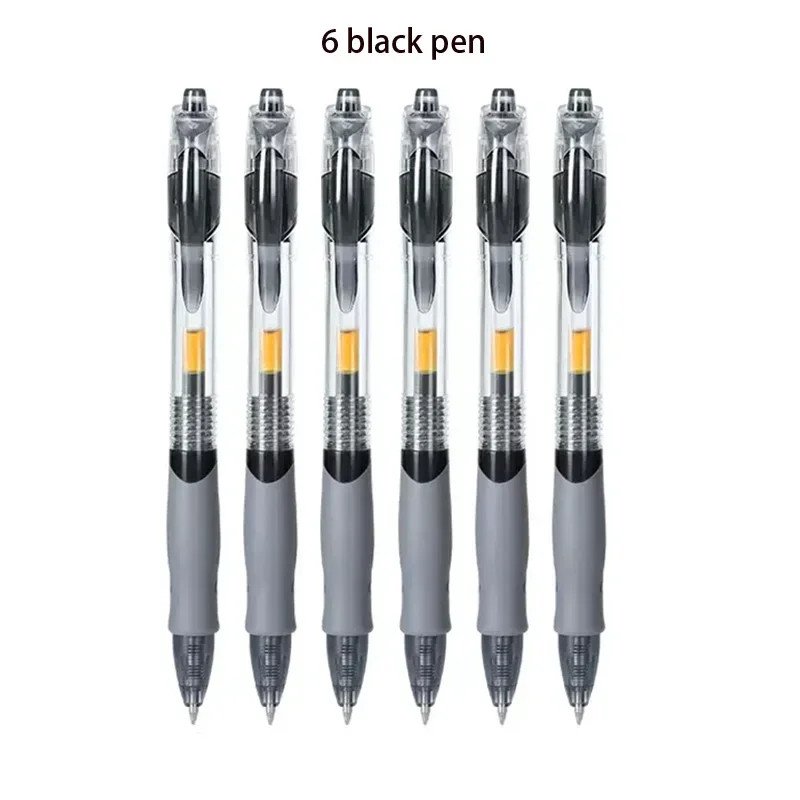 13/30pcs Retractable Gel Pens Set Black/Red/Blue Ink Ballpoint for Writing Refil