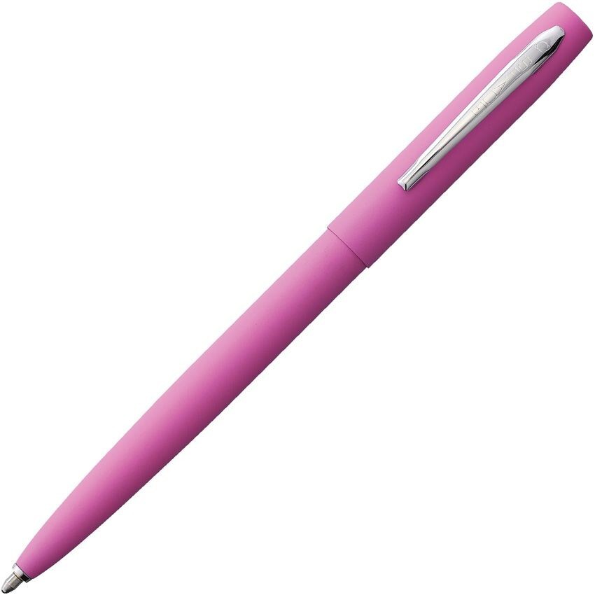 Fisher Space Pen Cap and Barrel Space Pen Pink Writes Black PR4 Pocket Clip