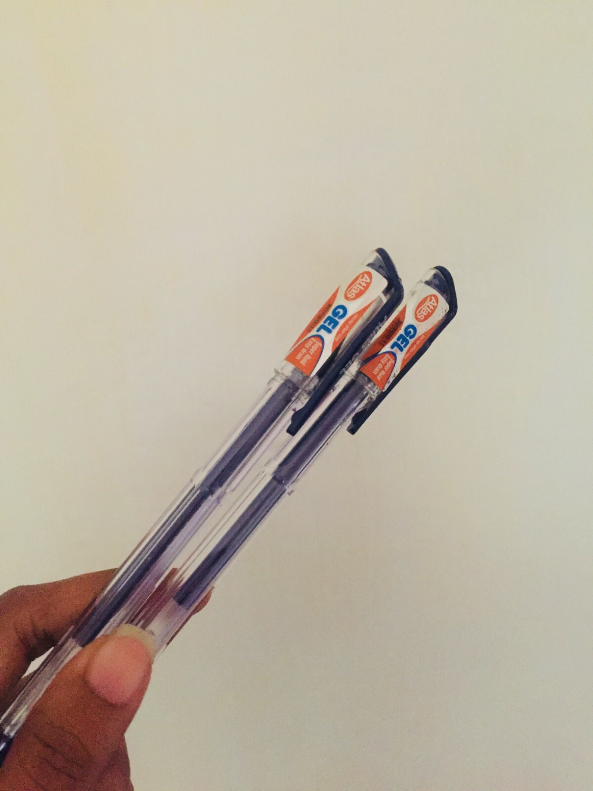Blue Gel Pen Writing Stationery Supply Office Hot Mini Pocket-Size Small Cute