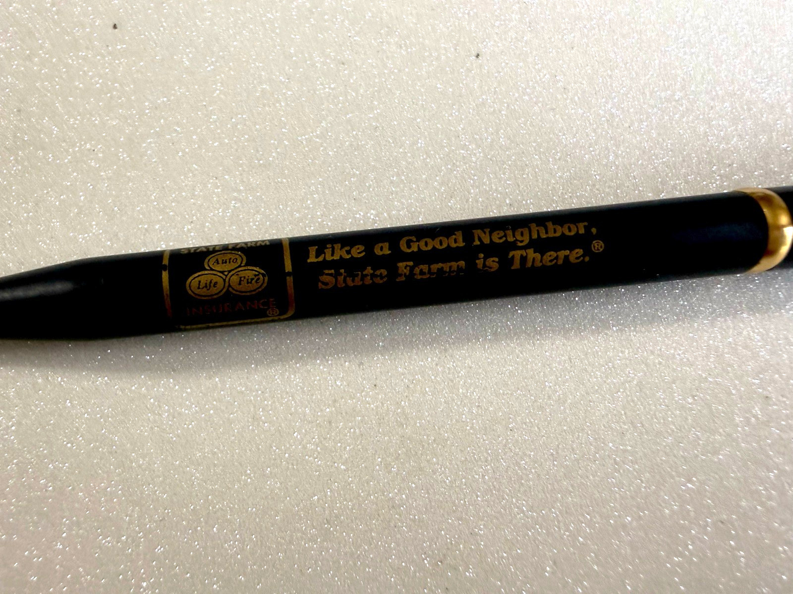 Vintage Chromatic Pen State Farm Insurance SLIM Ink Dried «Good Neighbor»