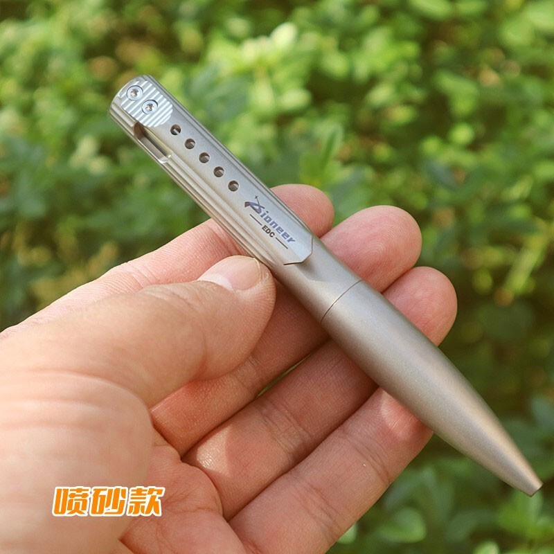 Titanium Alloy Ballpoint Pen Business Office Signature Pen EDC Pocket Multi Tool