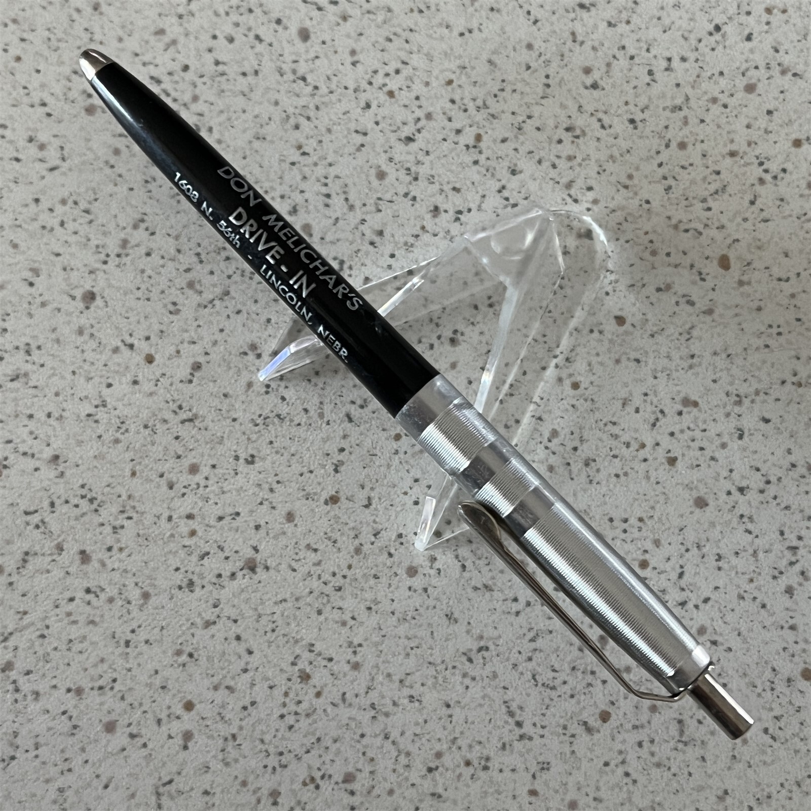 Don Melichar’s Drive In Lincoln Nebraska Vintage Ballpoint Pen #20175