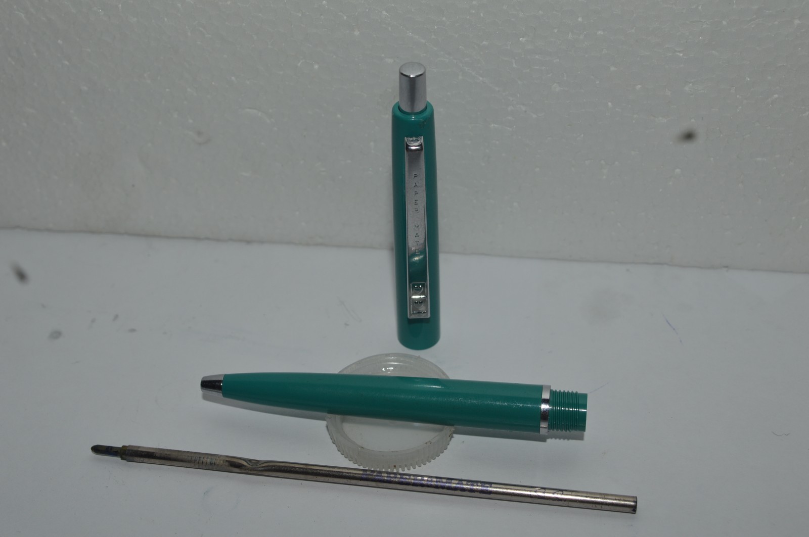 Paper Mate #355 MALIBU Ballpoint Pen Green Color Made In USA Circa 1980’s