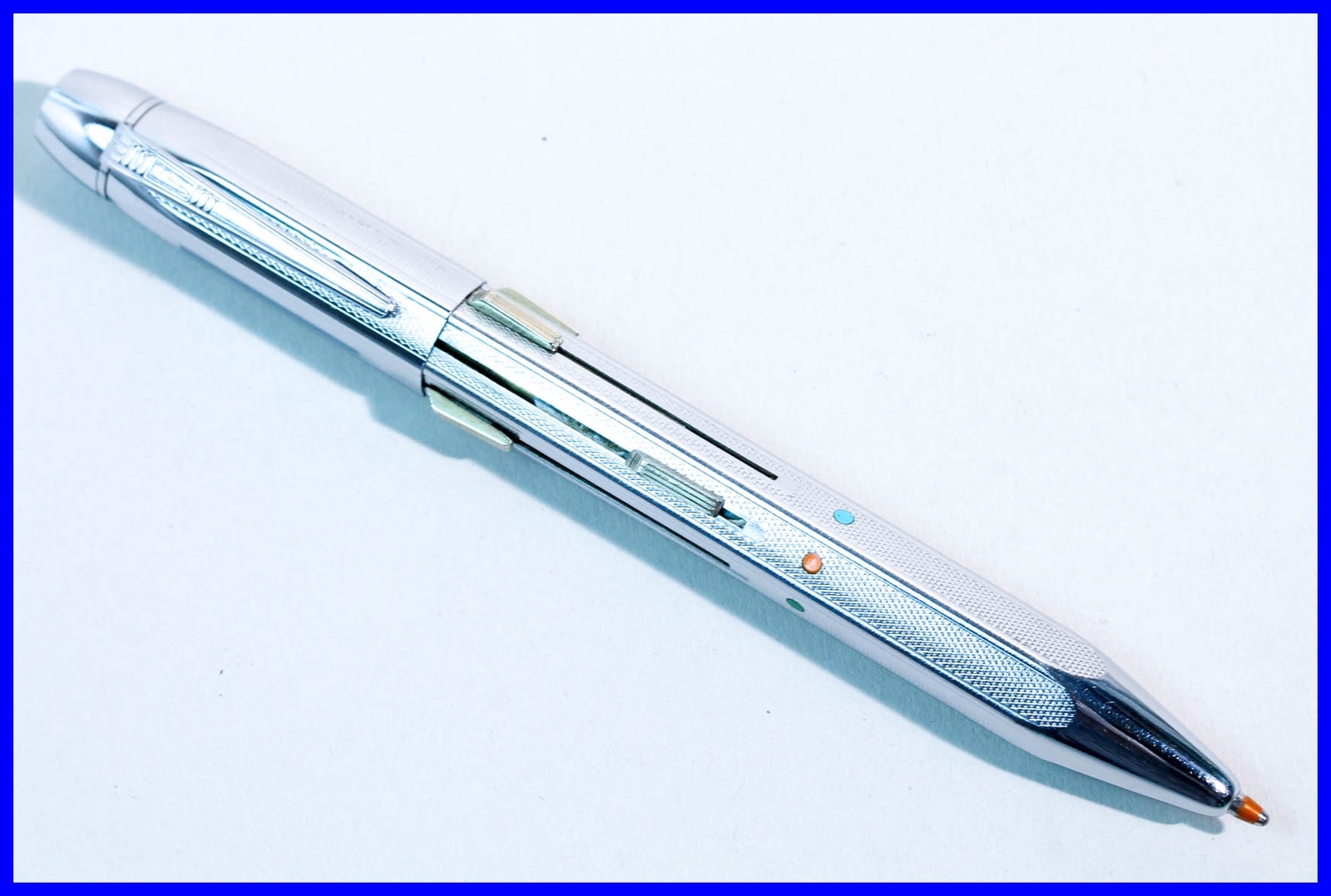 FEND 6 color Multi Ballpoint Pen 60’s GERMAN HIGH END PEN in Chrome – best ever