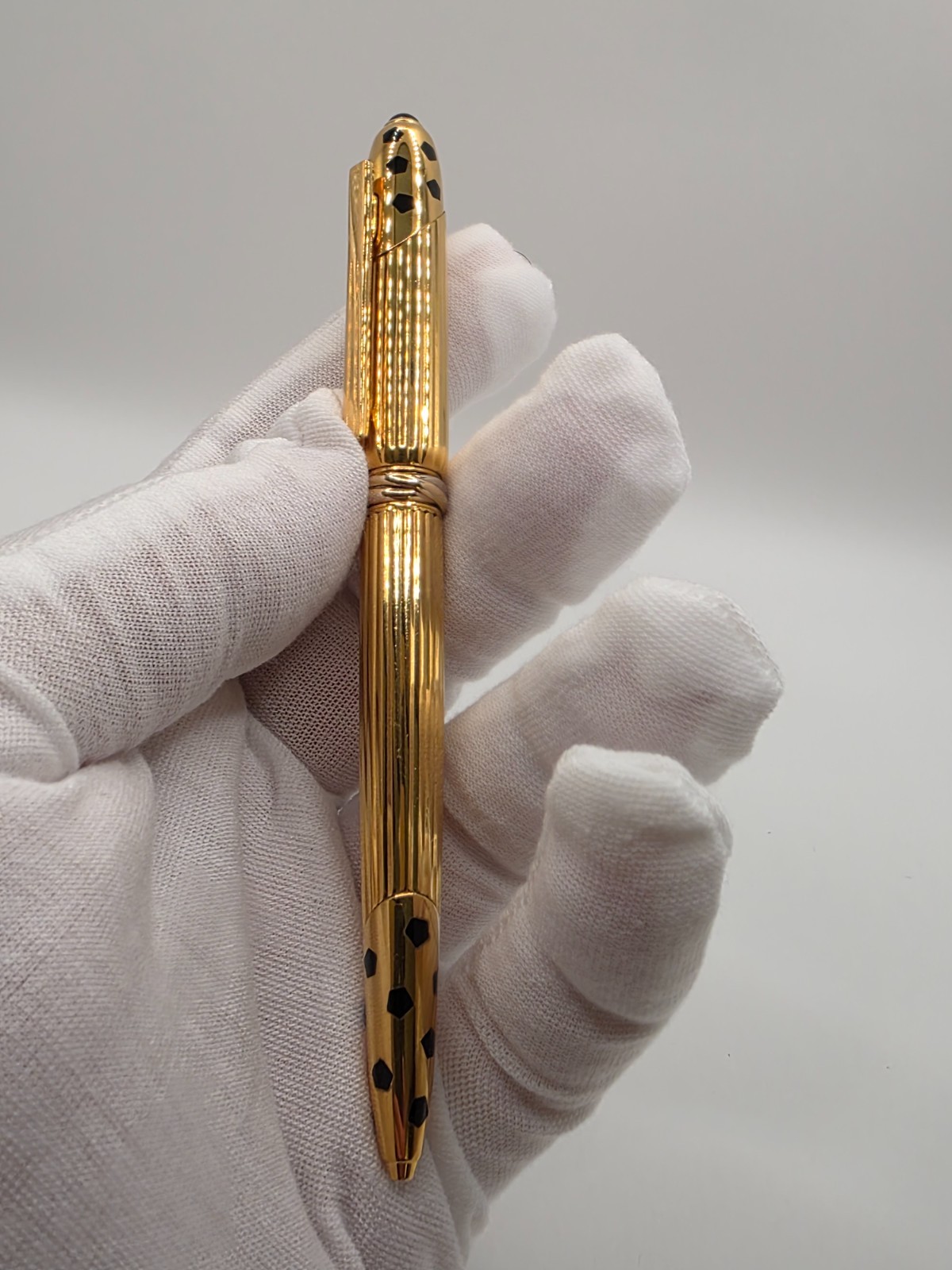 Cartier Panthere Trinity Rings Gold Ballpoint Pen – Used Good – France 1990