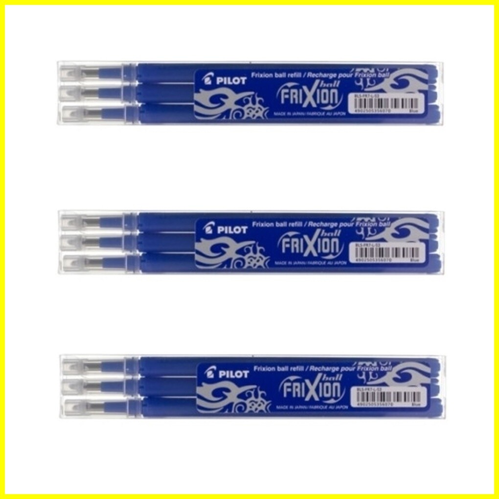 Pilot FRIXION Refills Blue / Black ERASABLE roller ball Marker pen 0.7mm