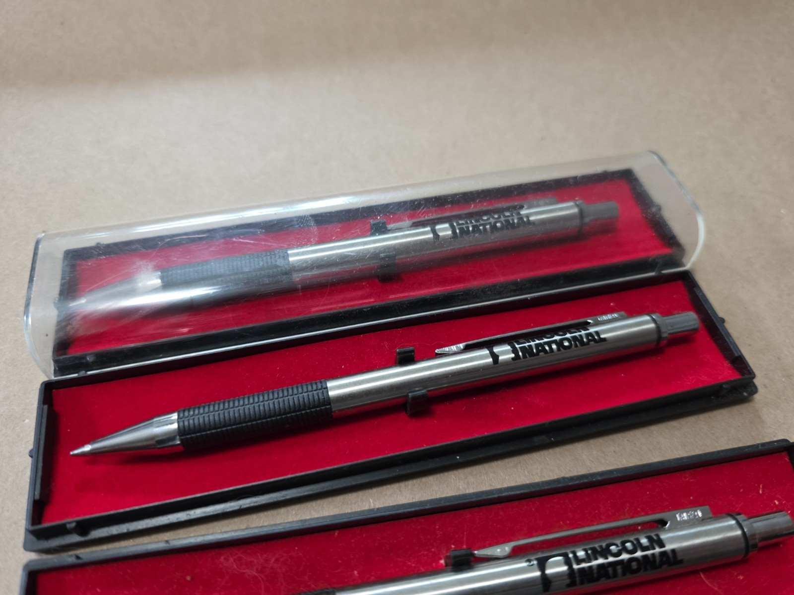 lot of 3 VTG Ballpoint Pens Lincoln National Fort Wayne Indiana Indiana