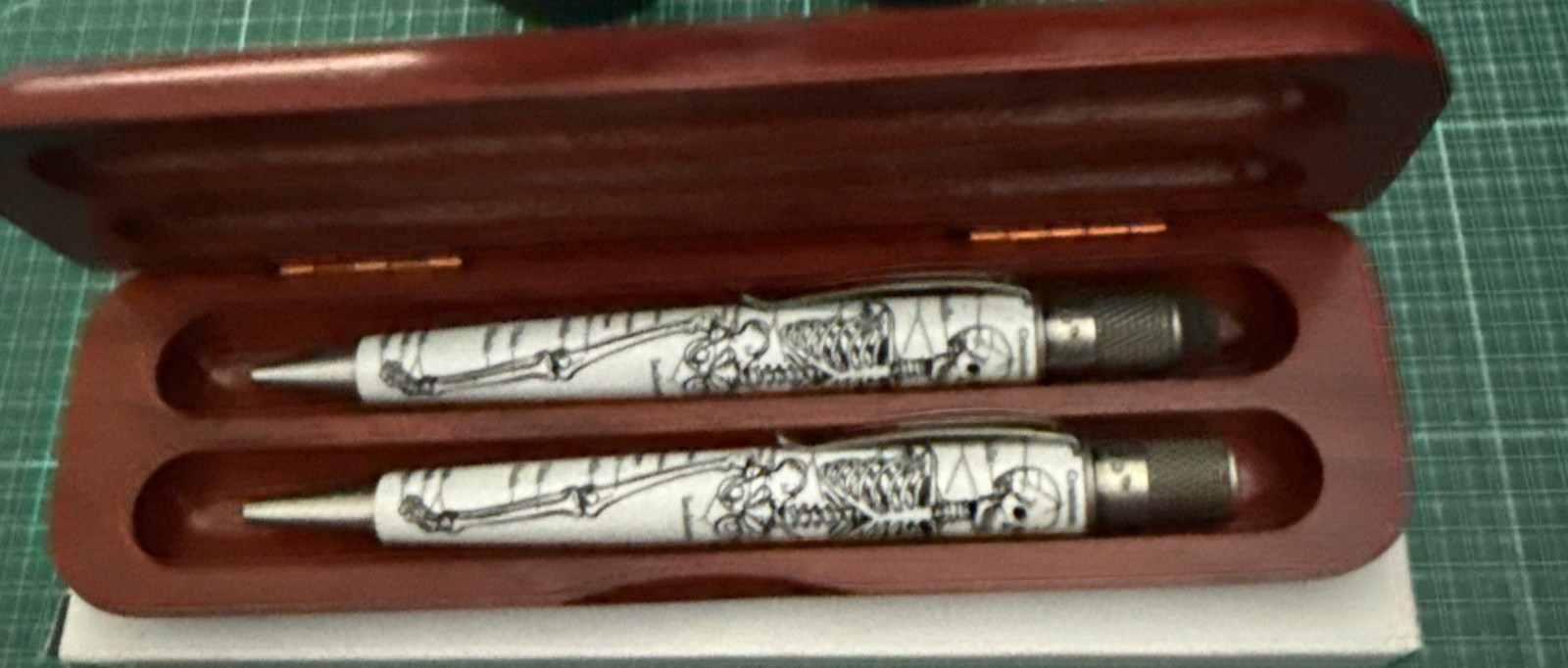 Retro 51 – Dr Gray Pen And Pencil Set, VRS-1346, W/Rosewood Gift Box And Tube!