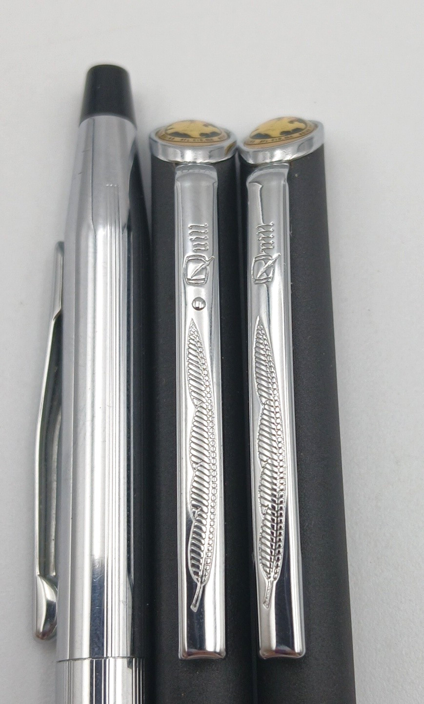 Lot of 4 Ballpoint Pens Cross Quill Ritepoint Company Logo PARTS OR REPAIR