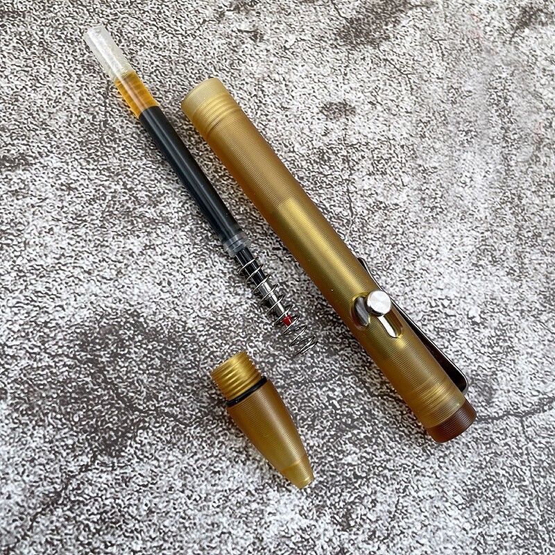 Titanium Pocket Polyetherimide ULTEM Rollerball Pen Ballpoint GelPenG2Refills