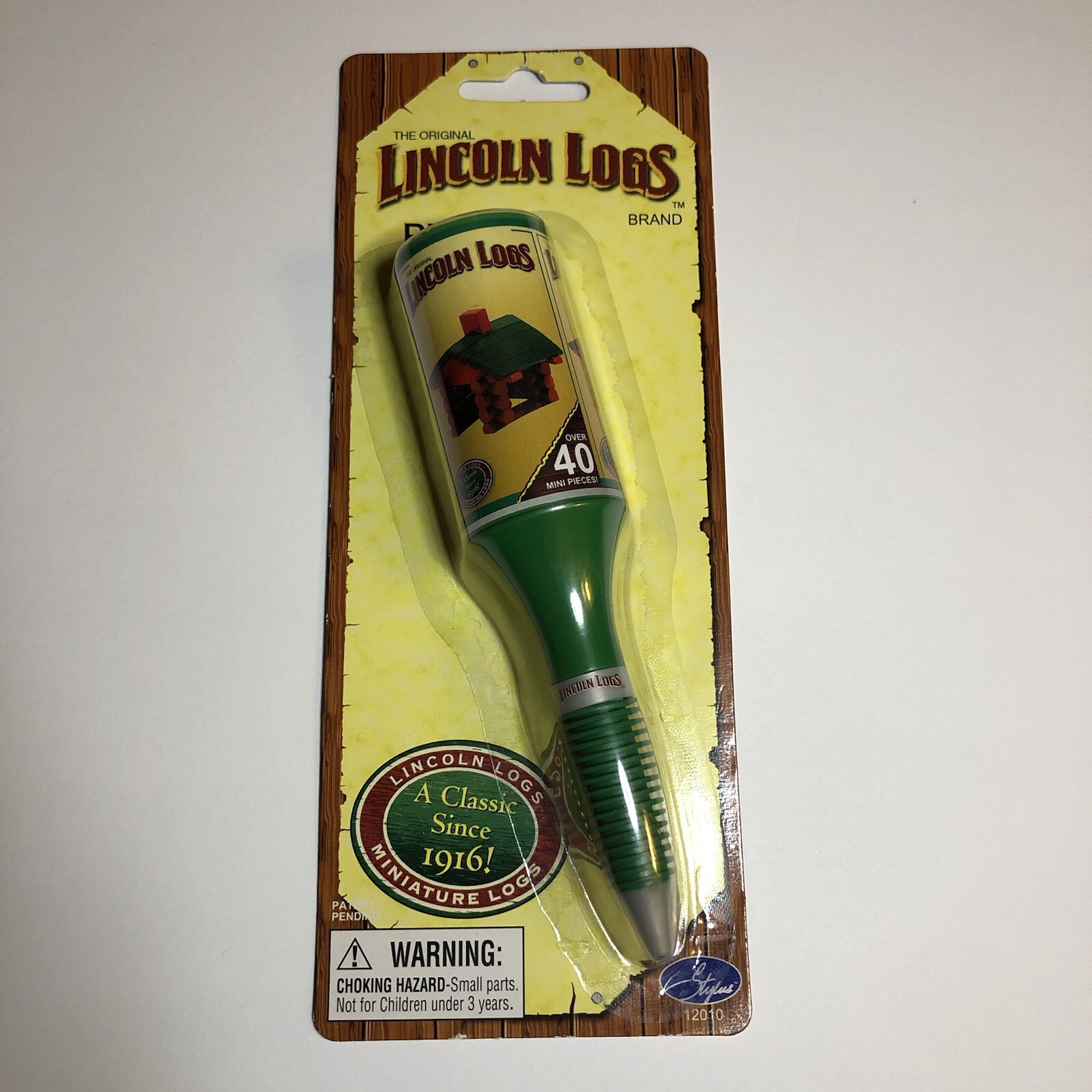 Lincoln Logs Pen – Sealed – Based On Vintage Toys