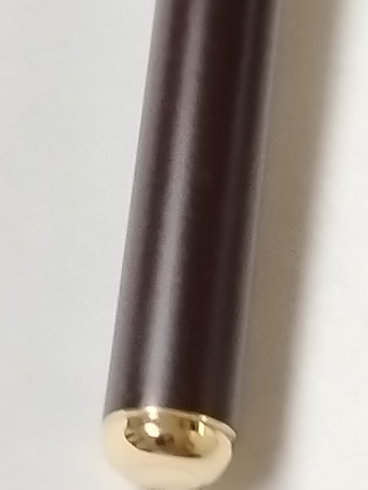 VTG Élysée Line 60 Ballpoint Pen Chocolate Brown Gold Trim-Omega Log-Germany #84