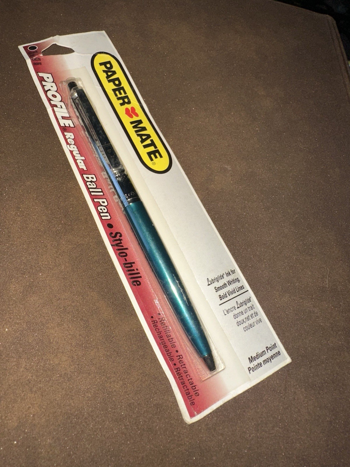 Paper Mate Vintage Double Heart Profile Ball Pen Regular Grip Green Body Mexico