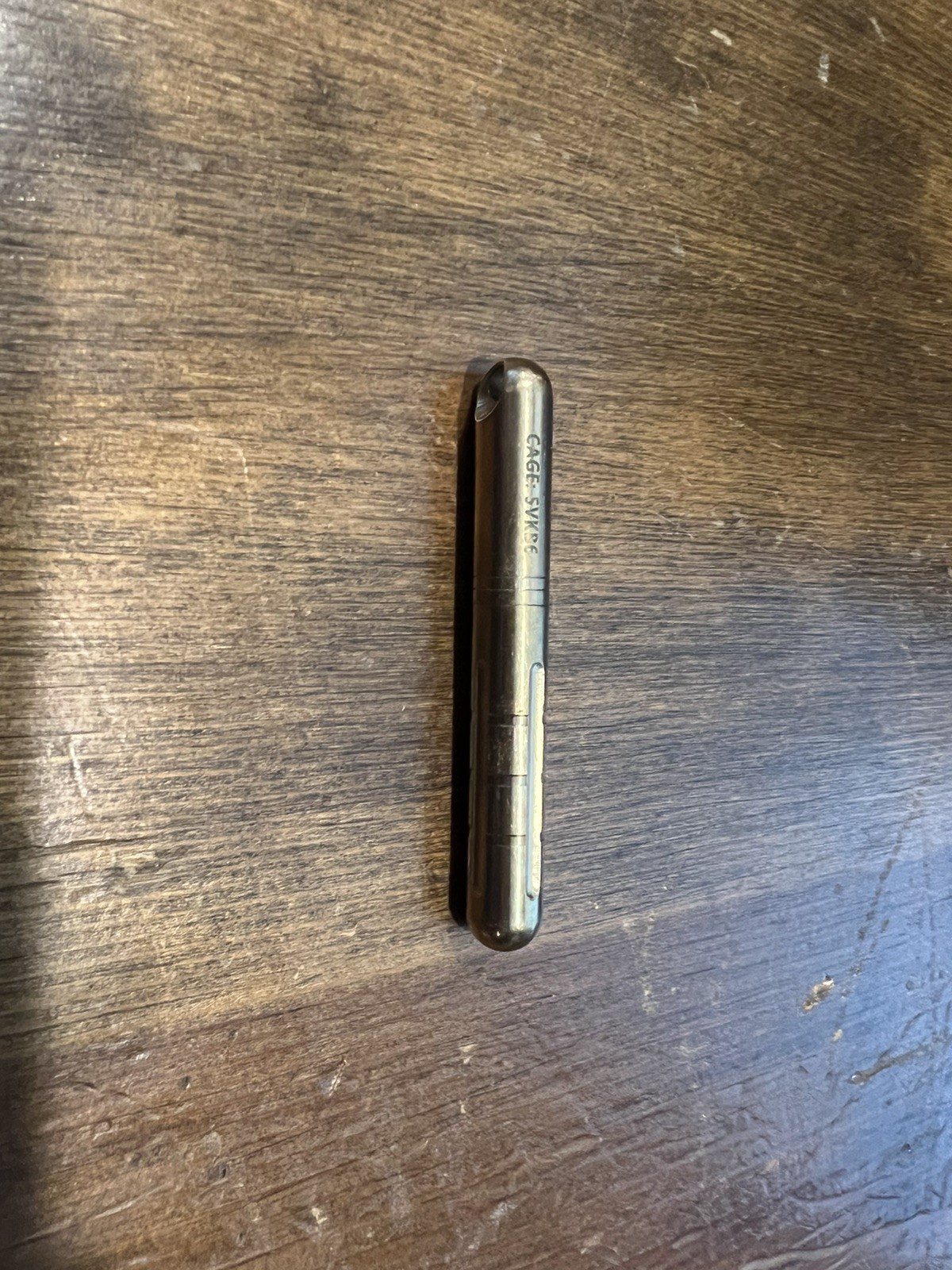 Pen-Go Titanium Pen by Maratac (styled as mini version Embassy Pen)