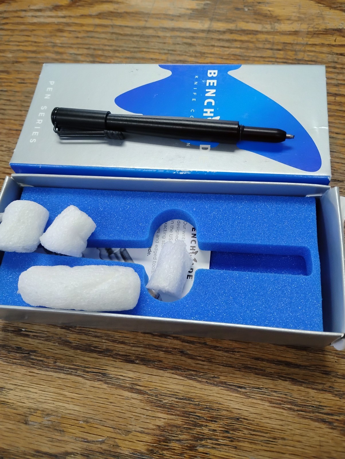 Benchmade tactical pen Model 1155-2. Anodized Aluminum….VERY RARE. Nib