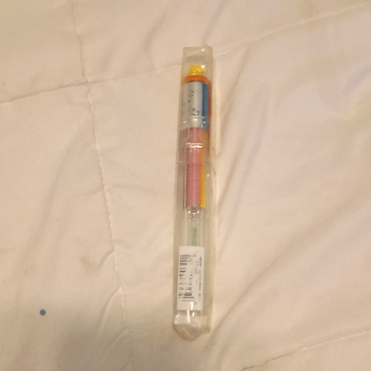 Pentel Plastic Multicolor Retractable Ballpoint Pen w/ Multicolor Ink & Case