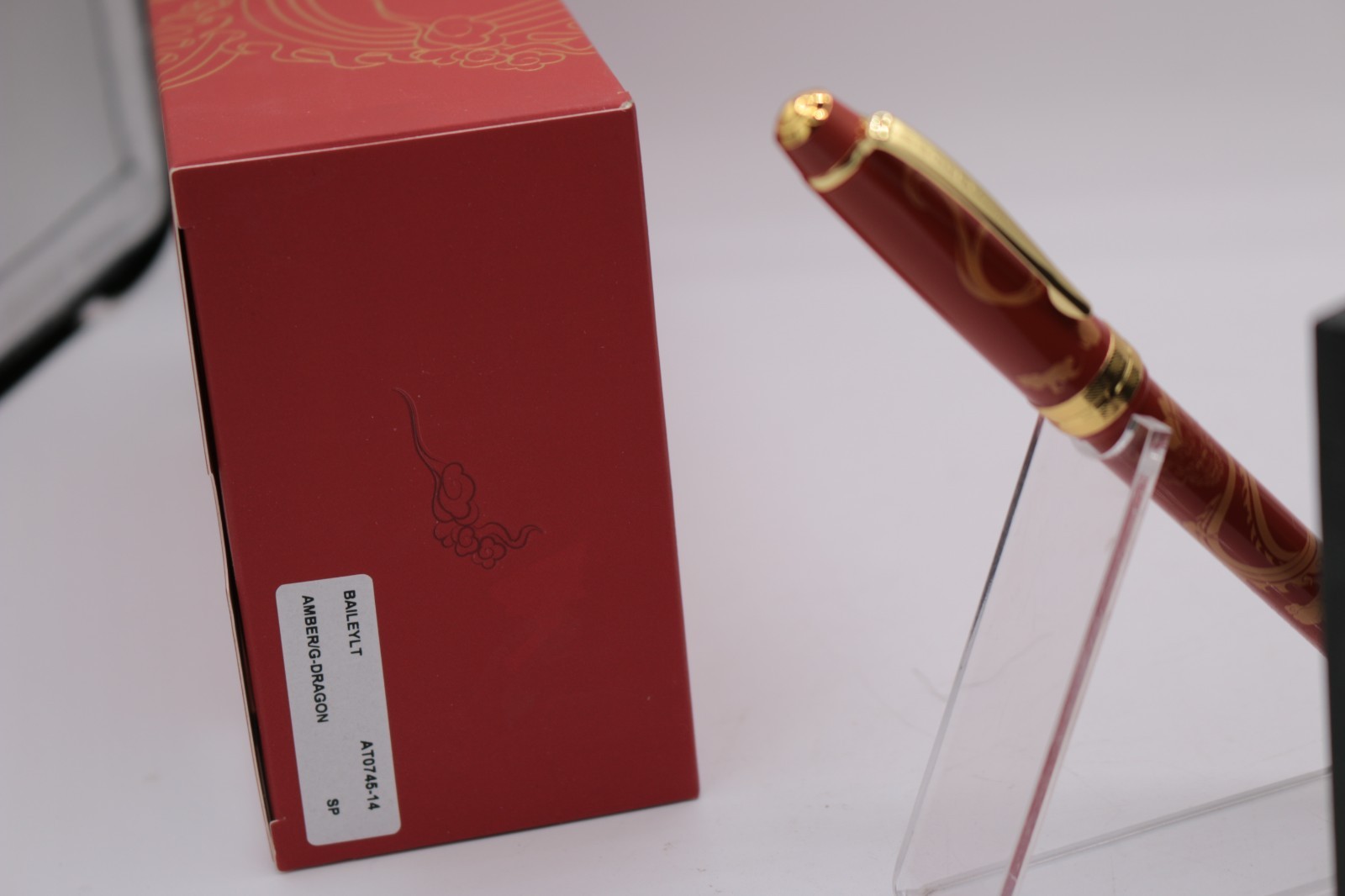 Cross Bailey Light Year of the Dragon Amber Ballpoint Pen AT0745-14 New in Box