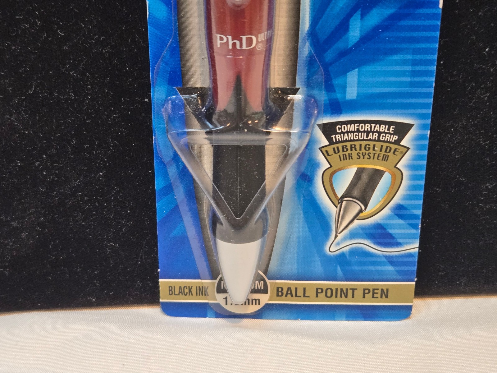 PAPER MATE PhD ULTRA BALL POINT PEN, RED, LUBRIGLIDE; JAPAN; NOS