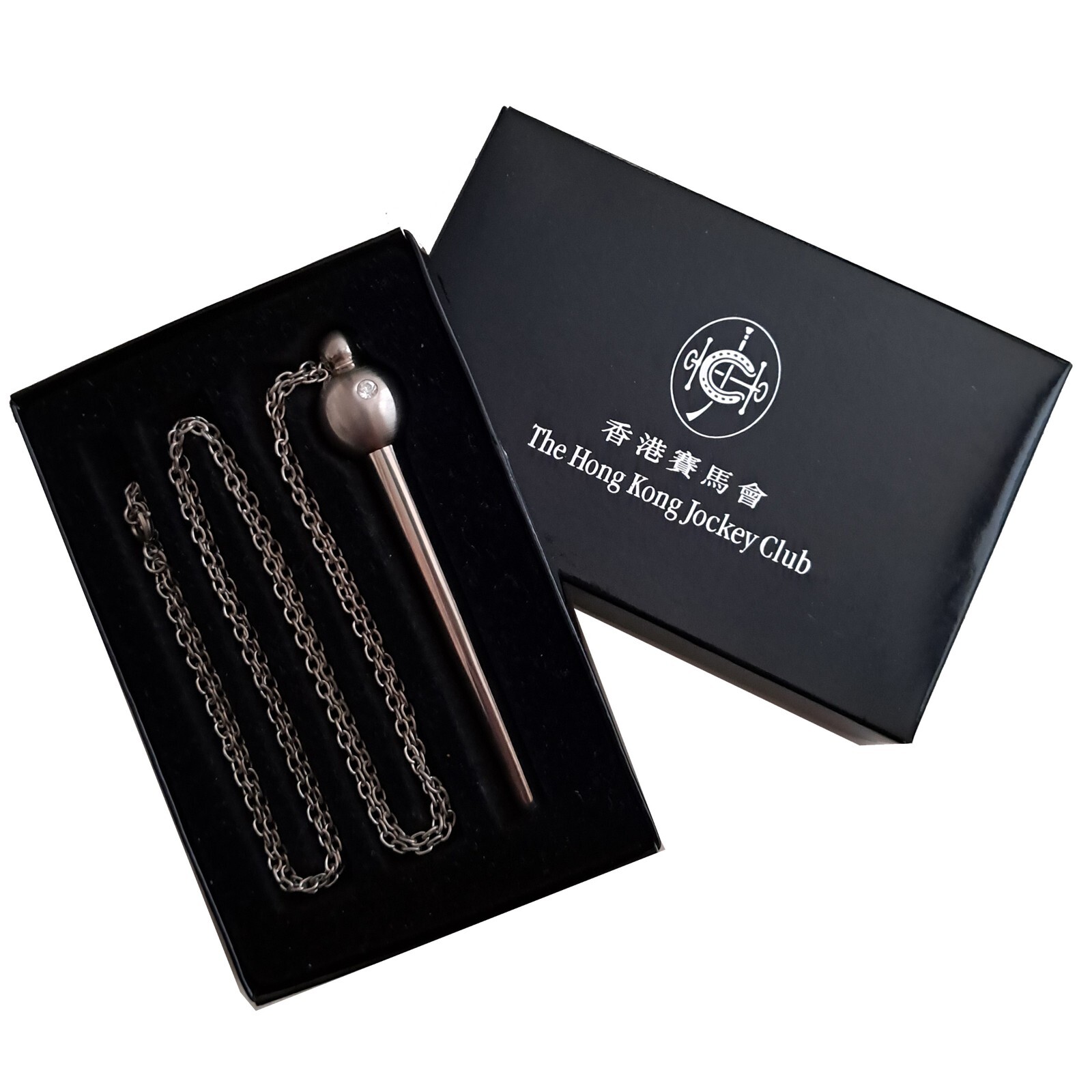 The Hong Kong Jockey Club Collectable Alloy Ballpoint Pen 14″ Necklace